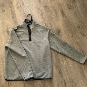 J. Crew Medium Gray Authentic Fleece Jacket
